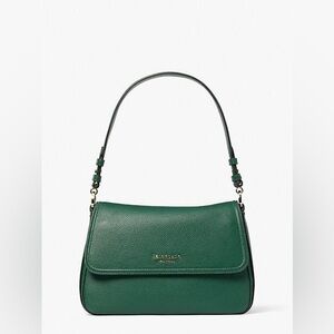 Kate Spade Medium Convertible Flap Shoulder Bag in Arugula